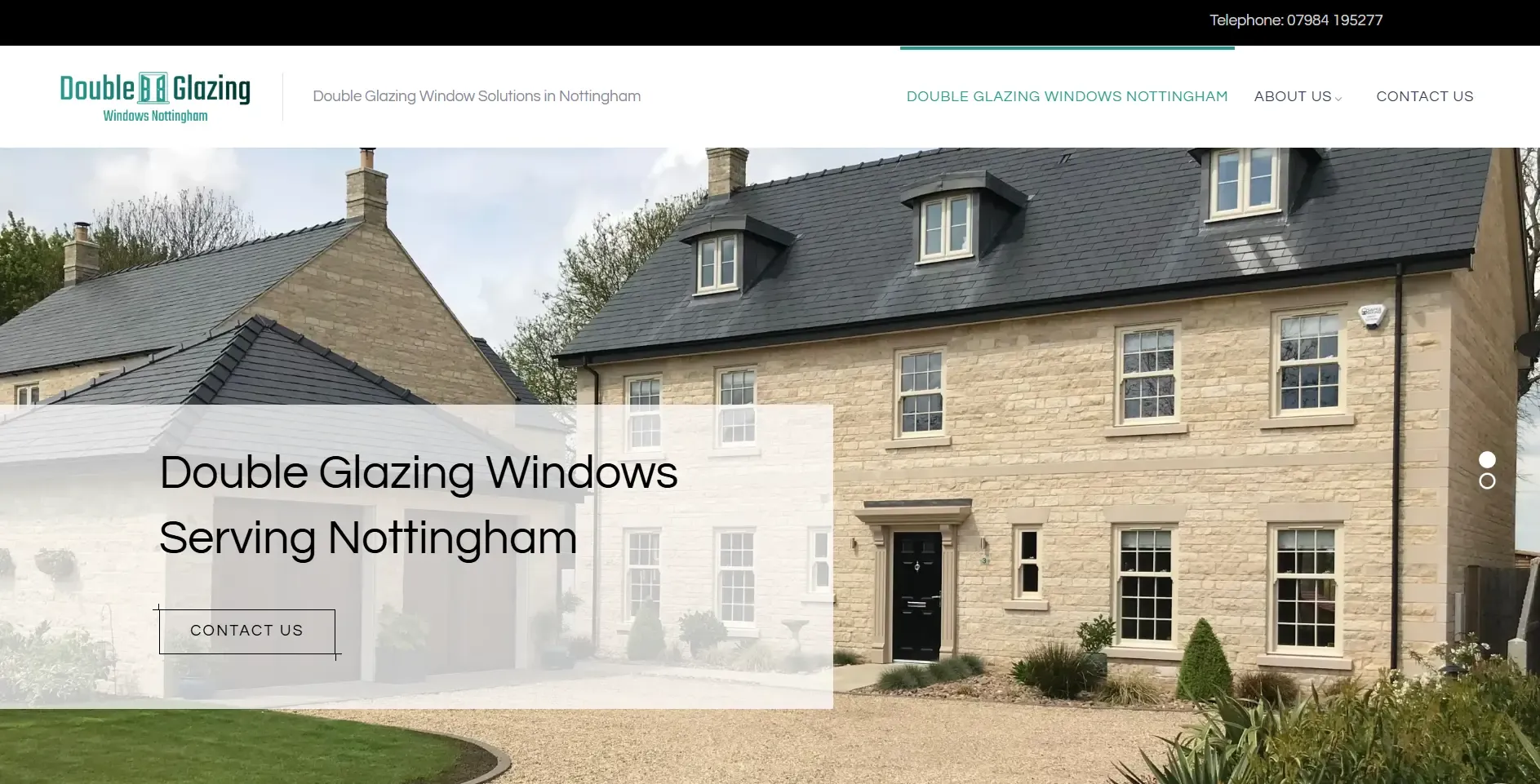 Double Glazing Windows Nottingham Website by Vimana Digital