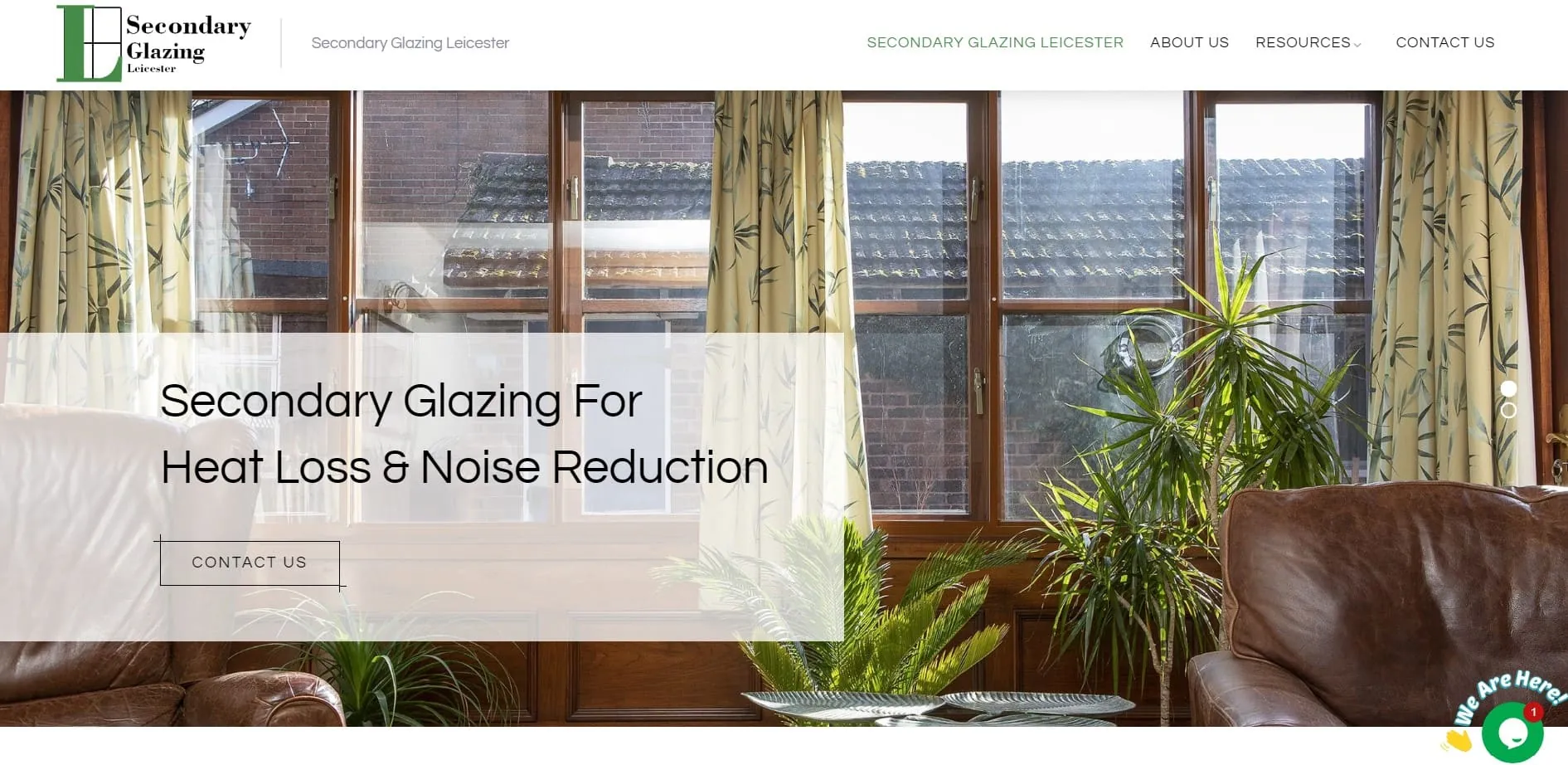 Secondary Glazing Leicester Website by Vimana Digital