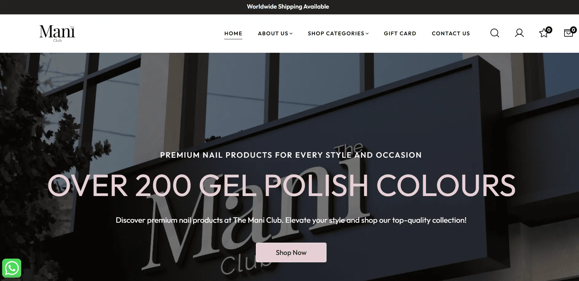 Mani Club - Ecommerce Website by Vimana Digital