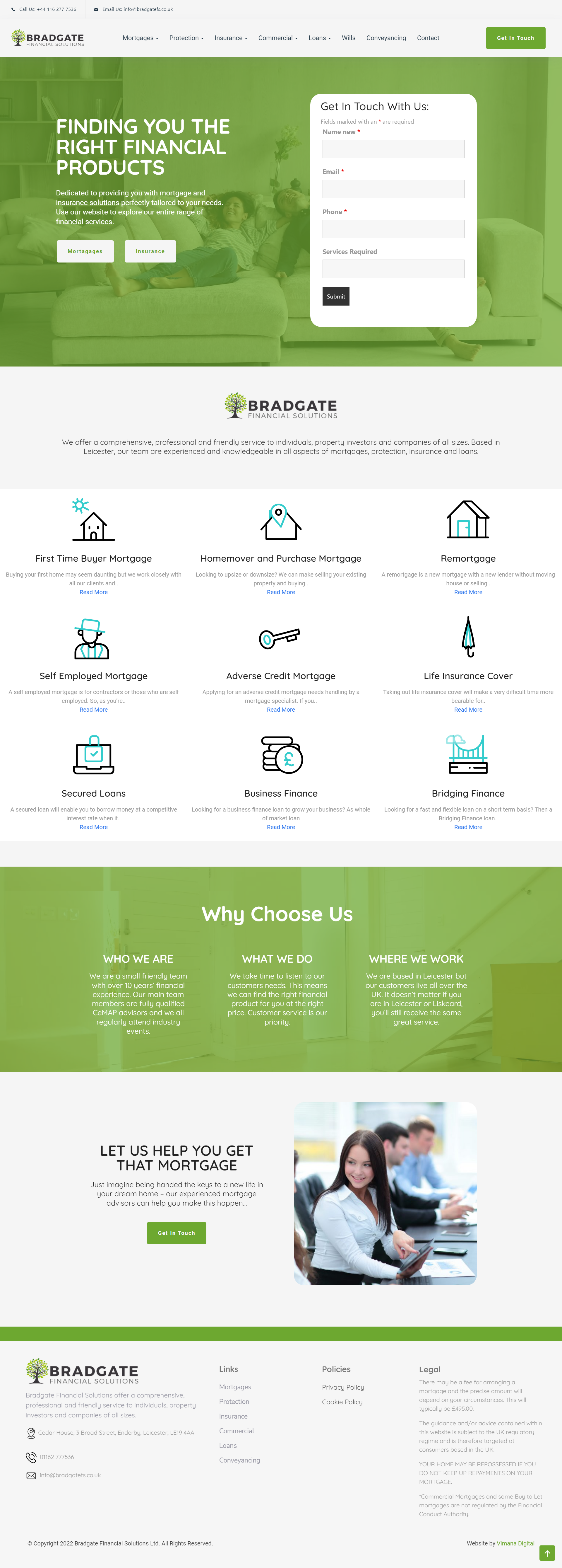 Financial Services Website