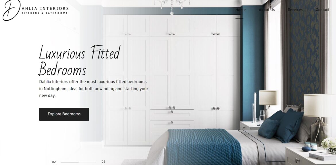 Kitchens & Bathrooms Website - Dahlia Interiors