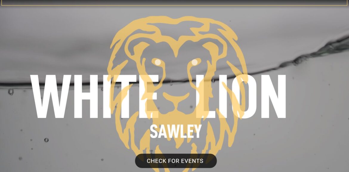 Pub Website - The White Lion Sawley homepage
