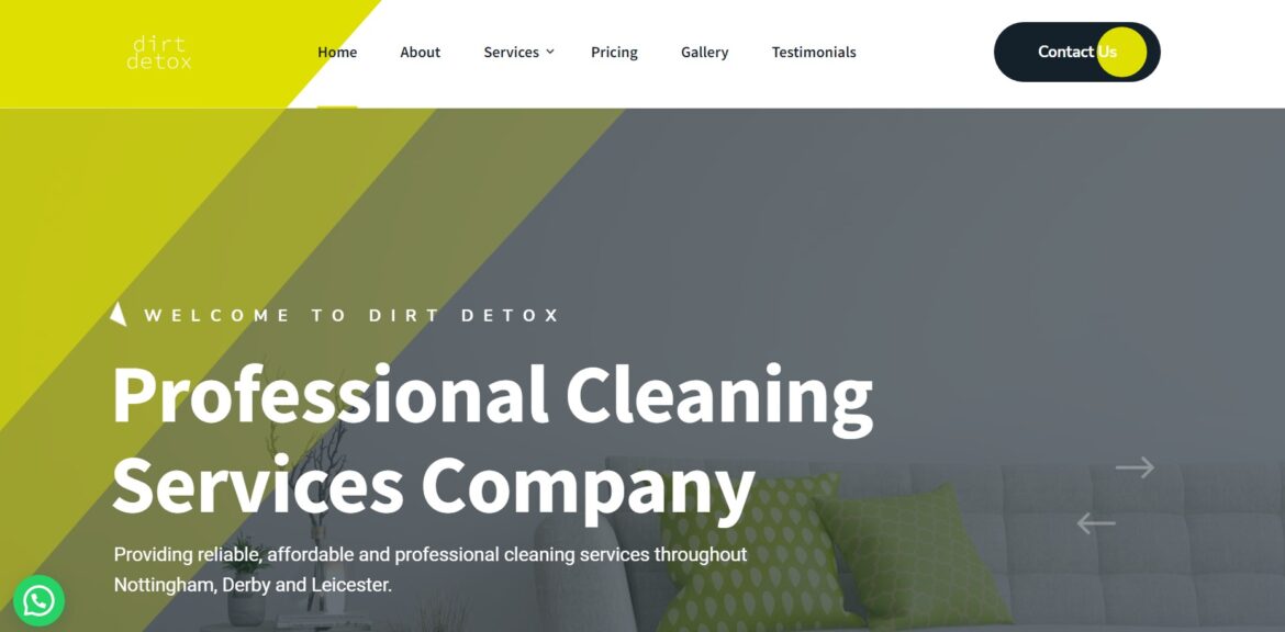 Cleaning Services Website