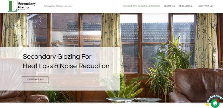 Secondary Glazing Website by Vimana Digital
