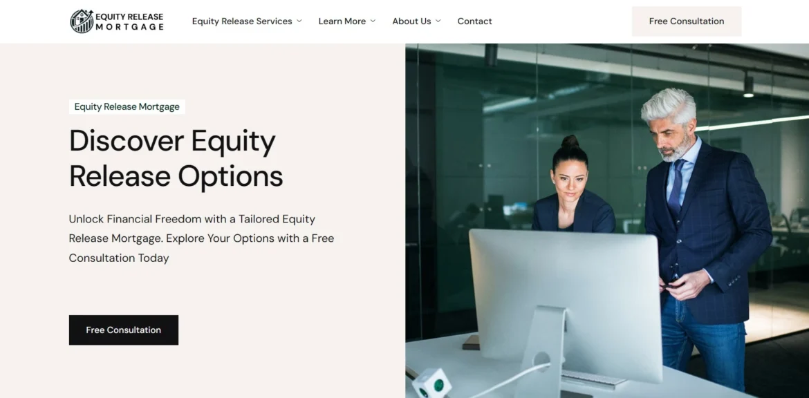 Equity Release Website by Vimana Digital