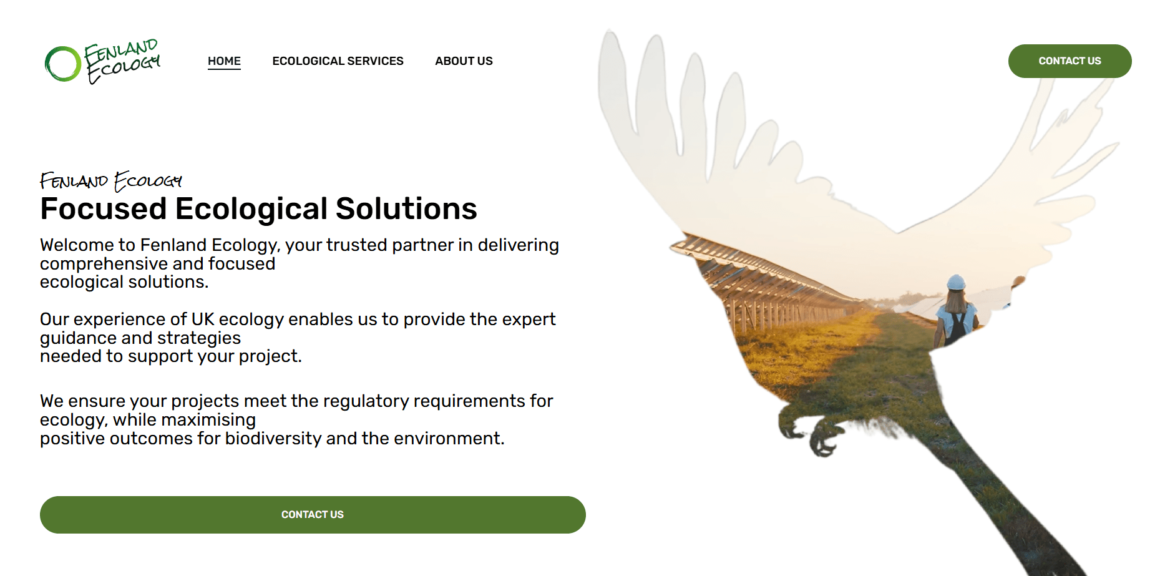 The Rise of Nature-Inspired Web Design - Fenland Ecology Website