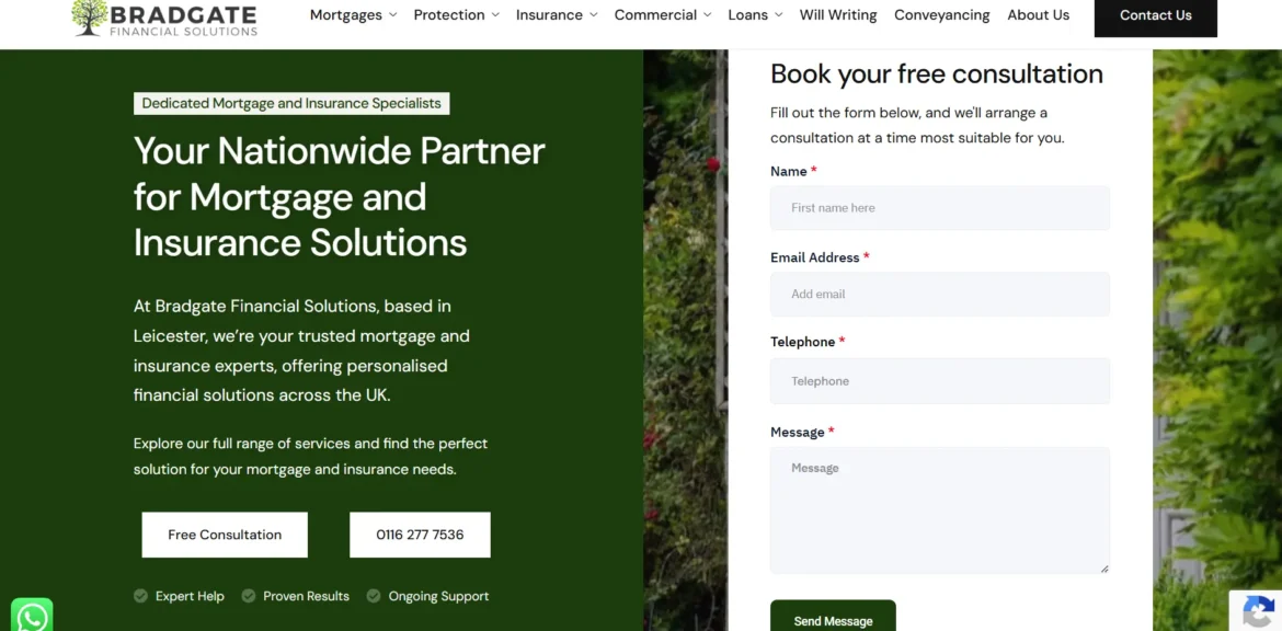 Financial Services Responsive Business Website