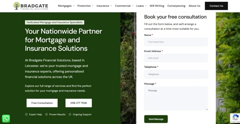 Financial Services Responsive Business Website