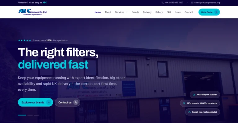 AB Components Main Homepage