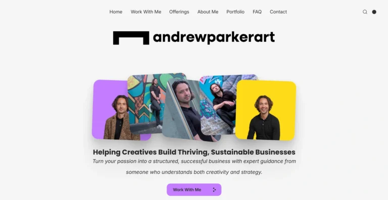 Andrew Parker Art Homepage