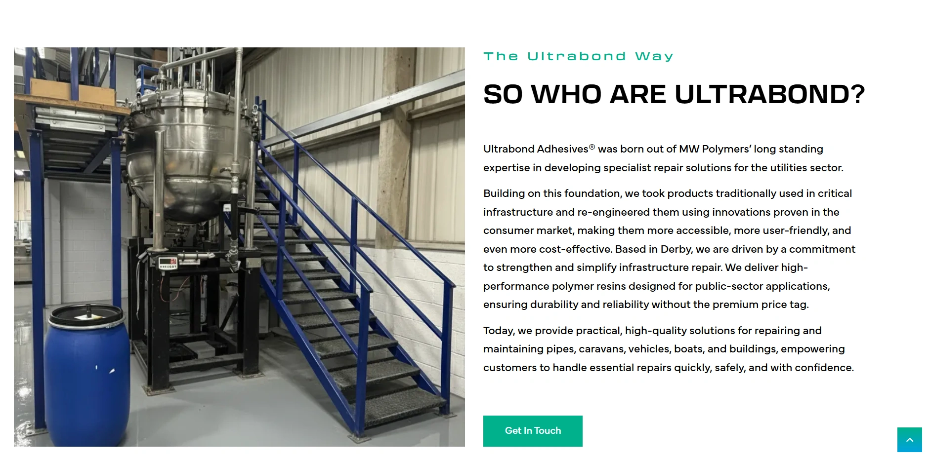 Who are Ultrabond website section